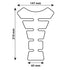 Autocolant protectie rezervor motocicleta Pro-Tank X4 - Carbon